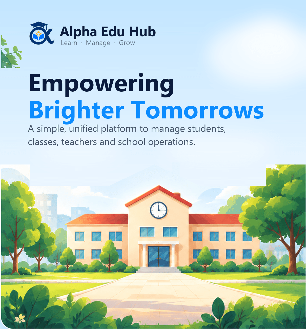 Empowering Brighter Tomorrows - Alpha Edu Hub